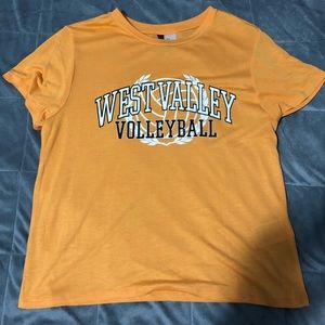 West valley volleyball shirt sleeved tee